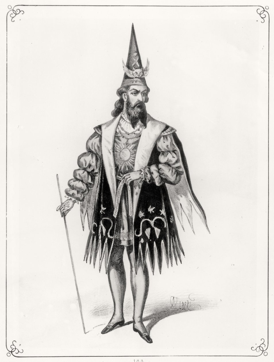 A Magician, printed by Fernique by French School