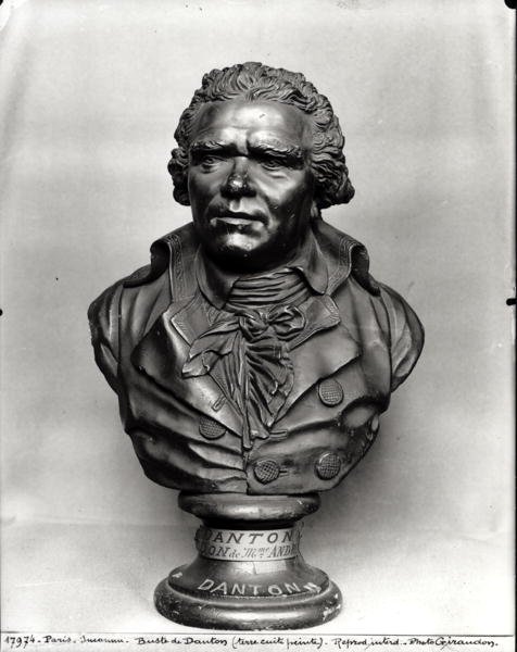 Bust of Georges Danton (1759-94) by French School