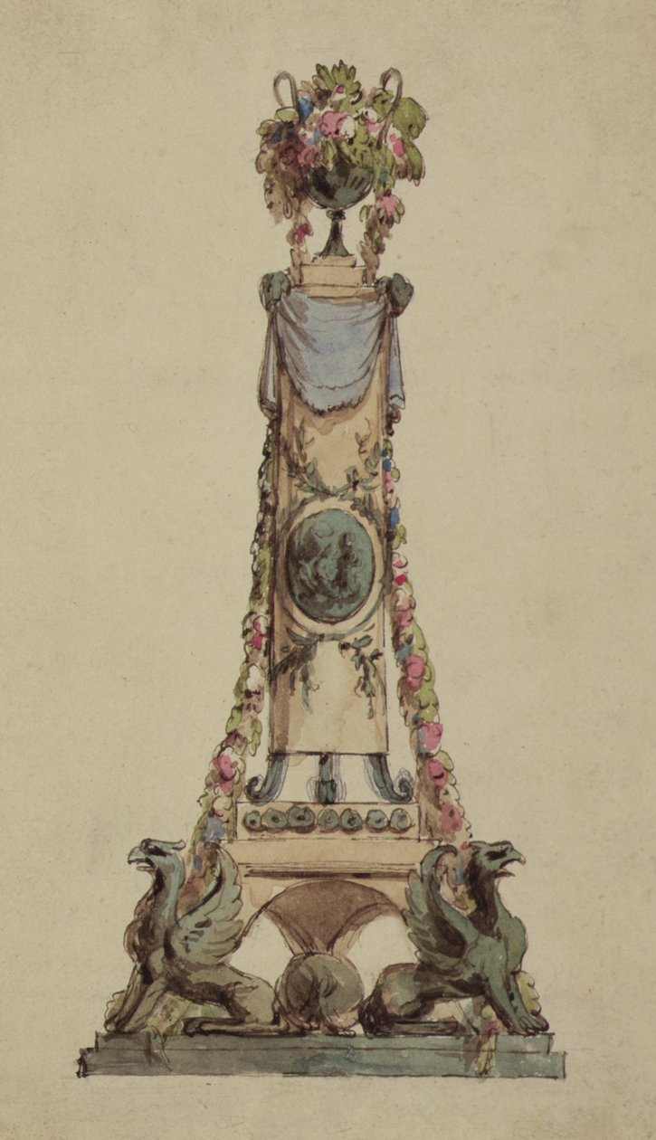 Design for a Neo-Classical Centrepiece by French School