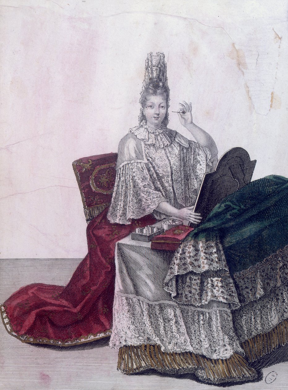 Madama la Marquise Dangeau at her Toilet by French School