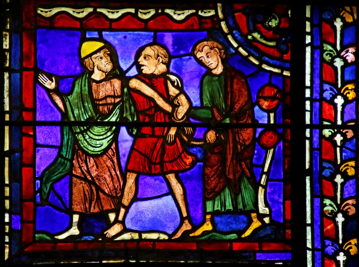 Scene from the Life of St. Martin, Chartres Cathedral by French School