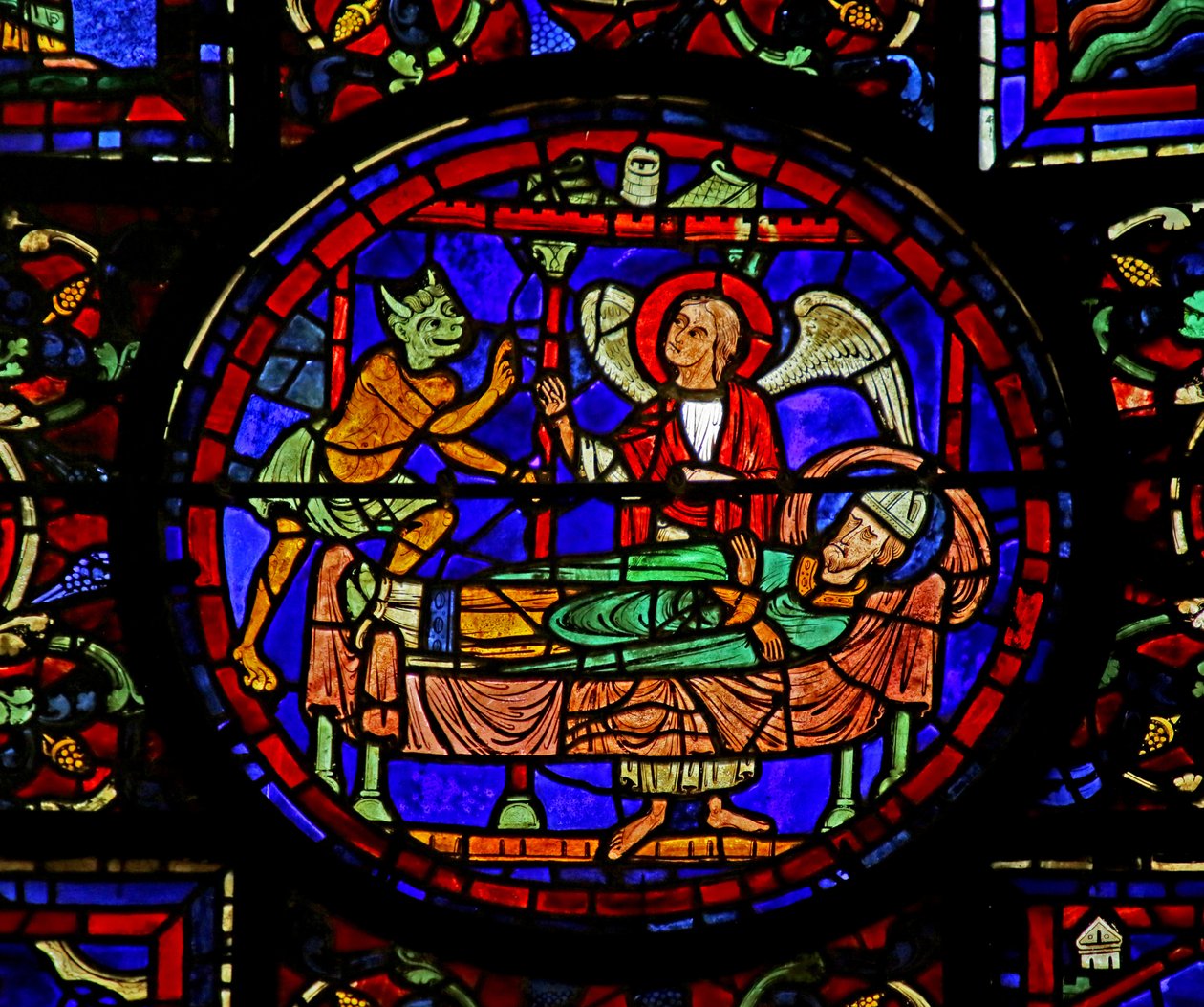 Scene from the Life of St. Martin, Chartres Cathedral by French School