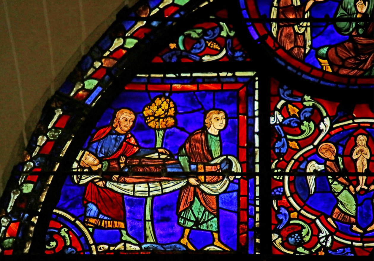 Scene from the Life of St. Martin, Chartres Cathedral by French School