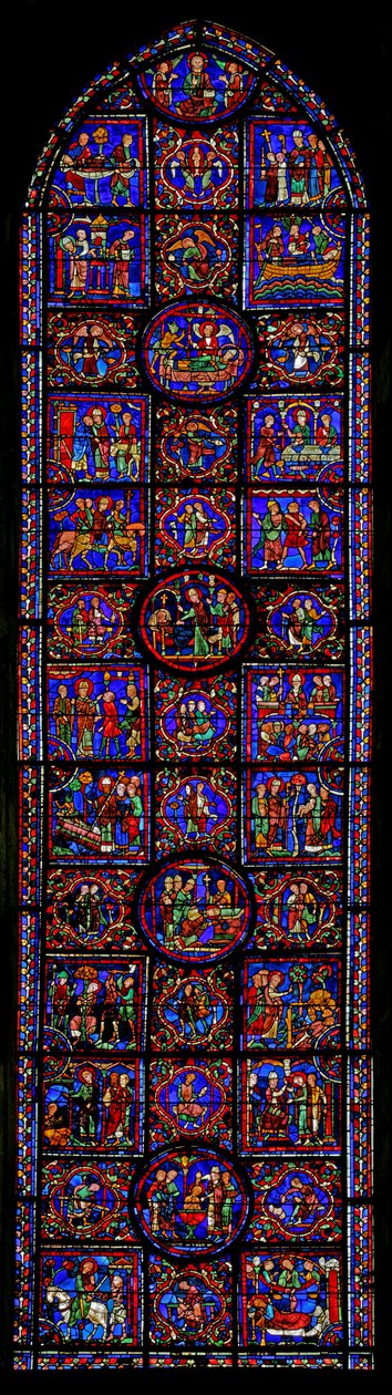 Scene from the Life of St. Martin, Chartres Cathedral by French School