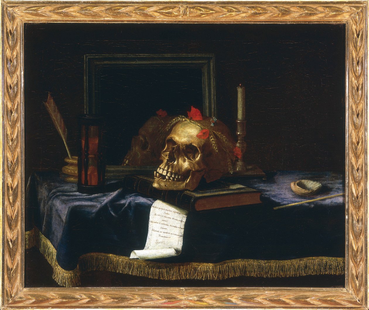 Still Life with Memento Mori by Unknown