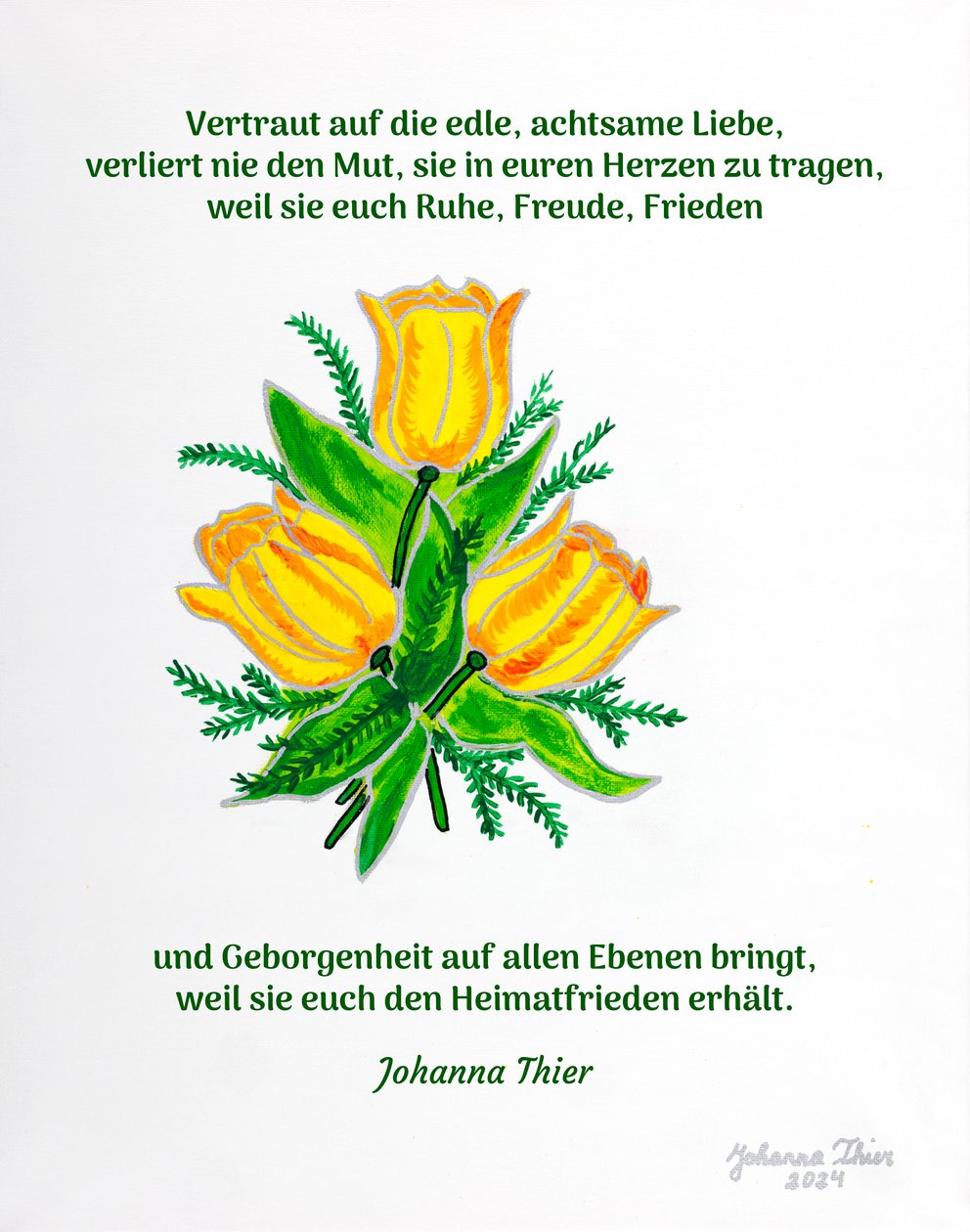 Picture for Calm and Security by Johanna Thier