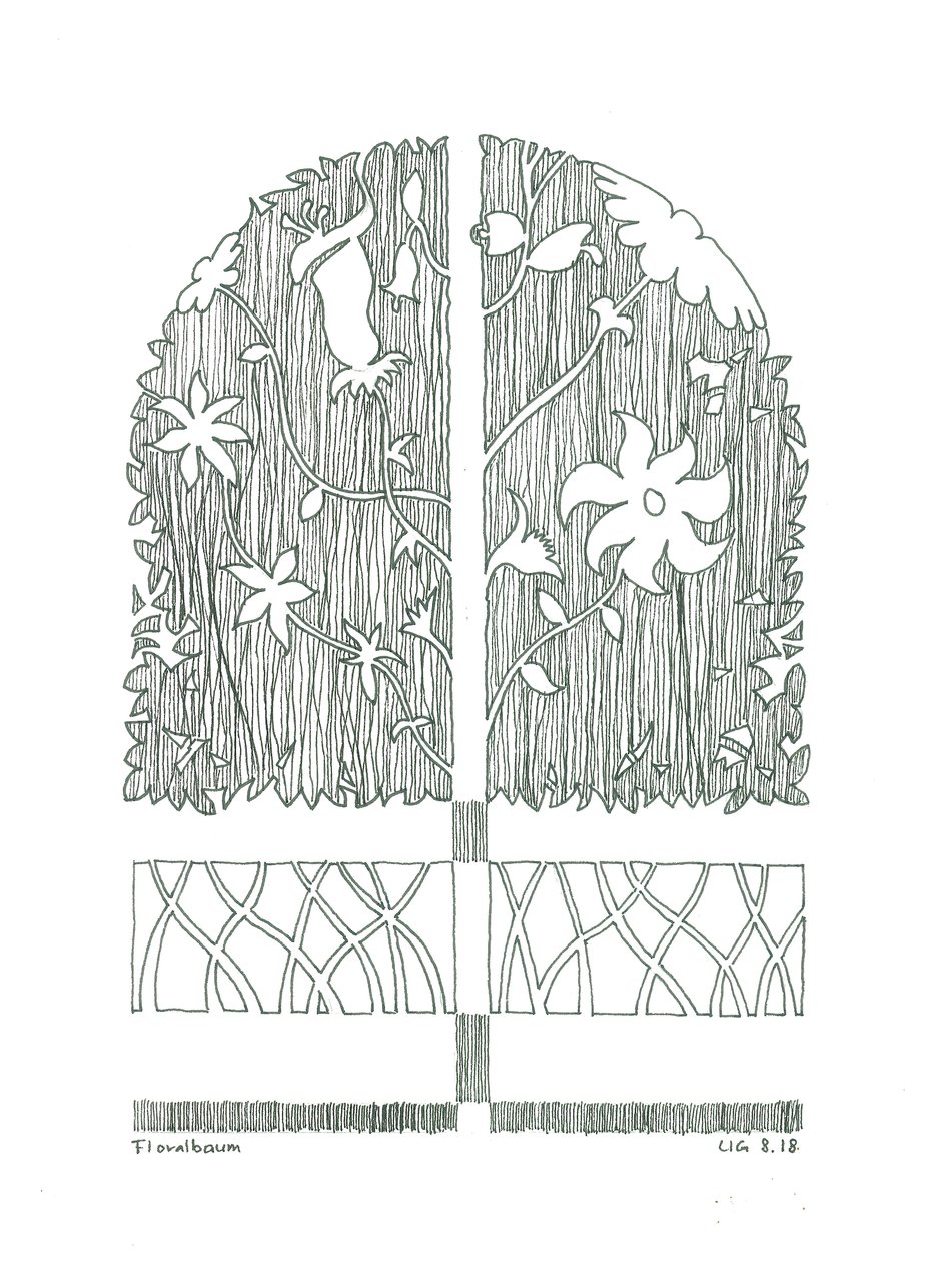 Floral Tree by Urs Grünenfelder