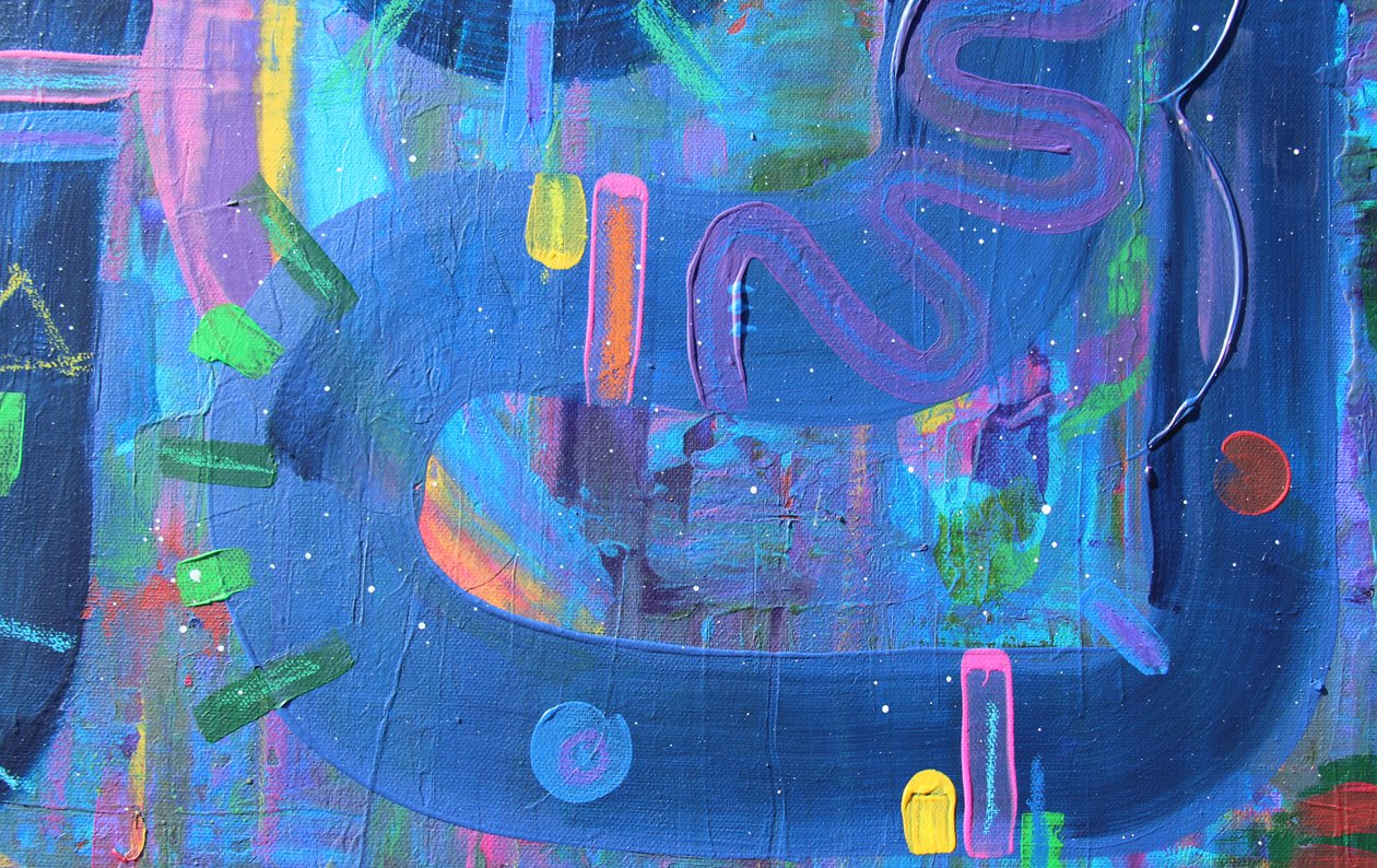 Path of Consciousness (detail) by Emilie Csapo Ertl