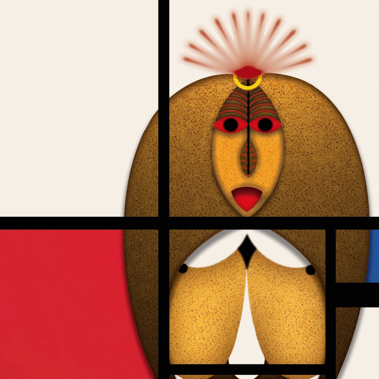 Lockdown (XIX) - (aus der Serie Animal Rationale) by Alexander Eibach