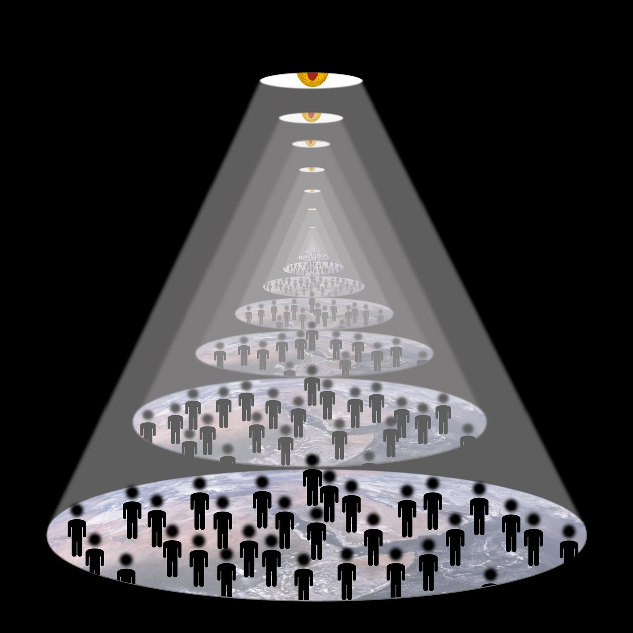 Kommen und Gehen (aus der Serie Lichtungswechsel) by Alexander Eibach