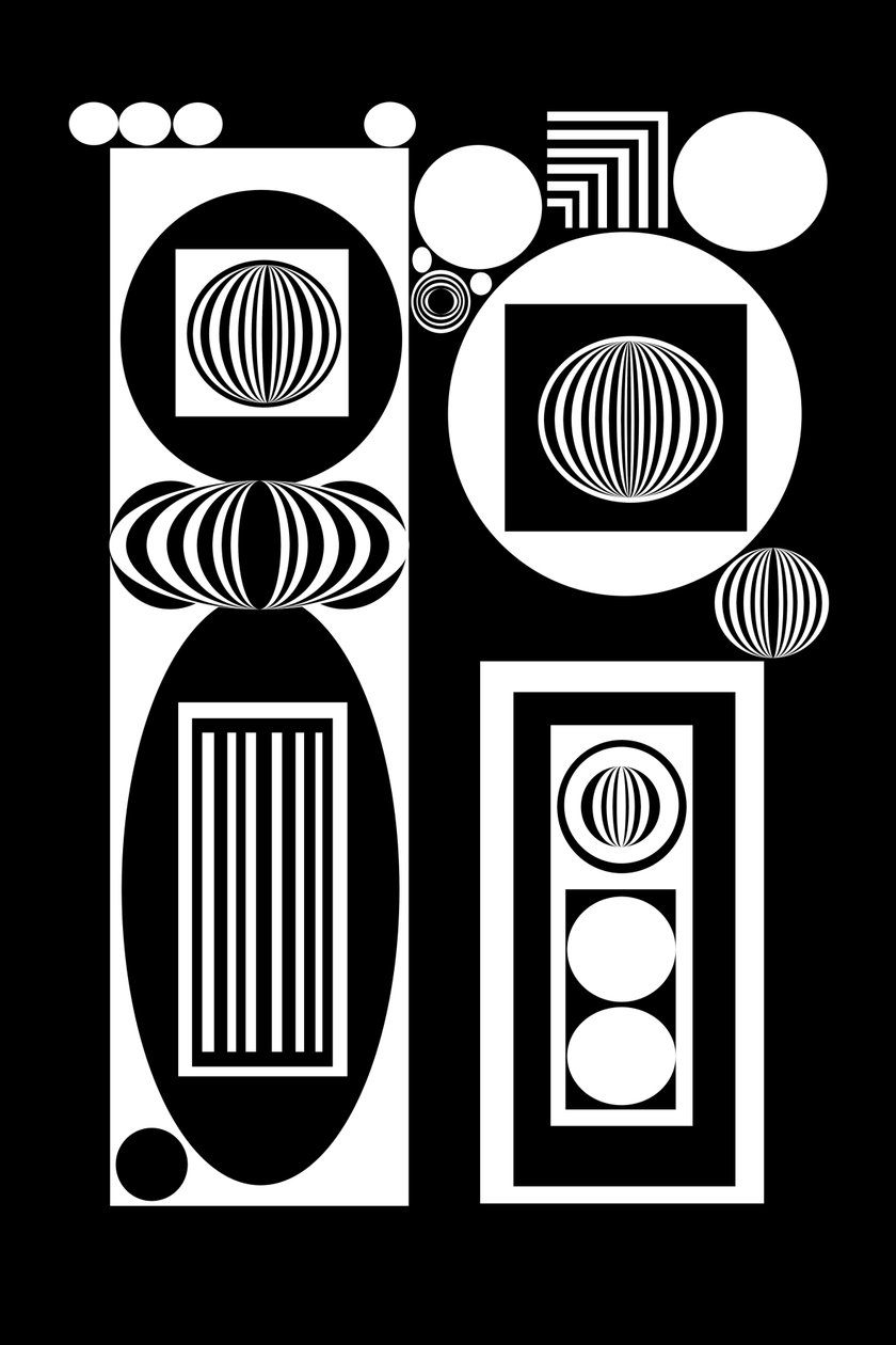 Rhythm in Black and White by Silvia Martini