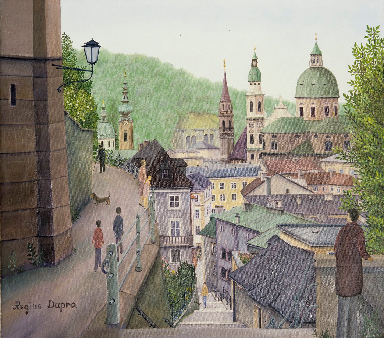 Nonnberg Stairs by Regine Dapra