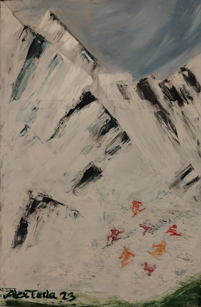 Smile at Winter and it Sparkles Back by Alex Terla