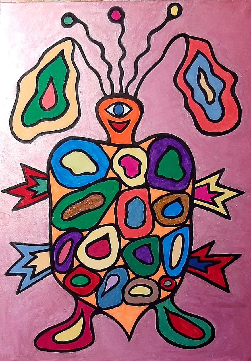 Sam the turtle by Steffi_Seiler_Art