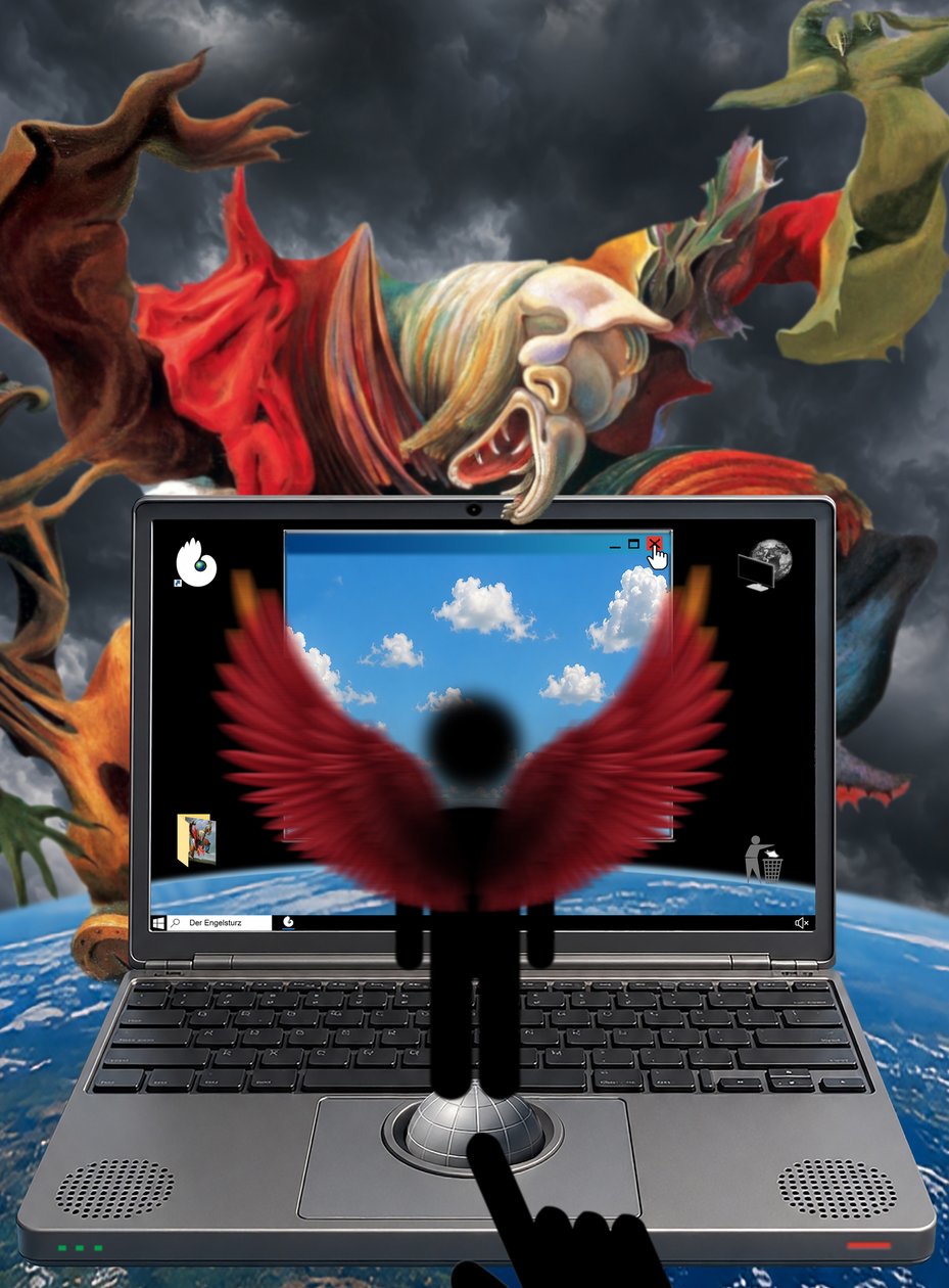 Engelssturz (aus der Serie WINDOWS) by Alexander Eibach