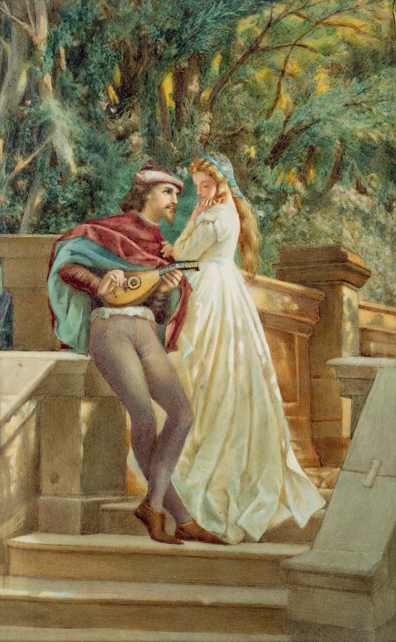 The Serenade by A. Corsi Lalli