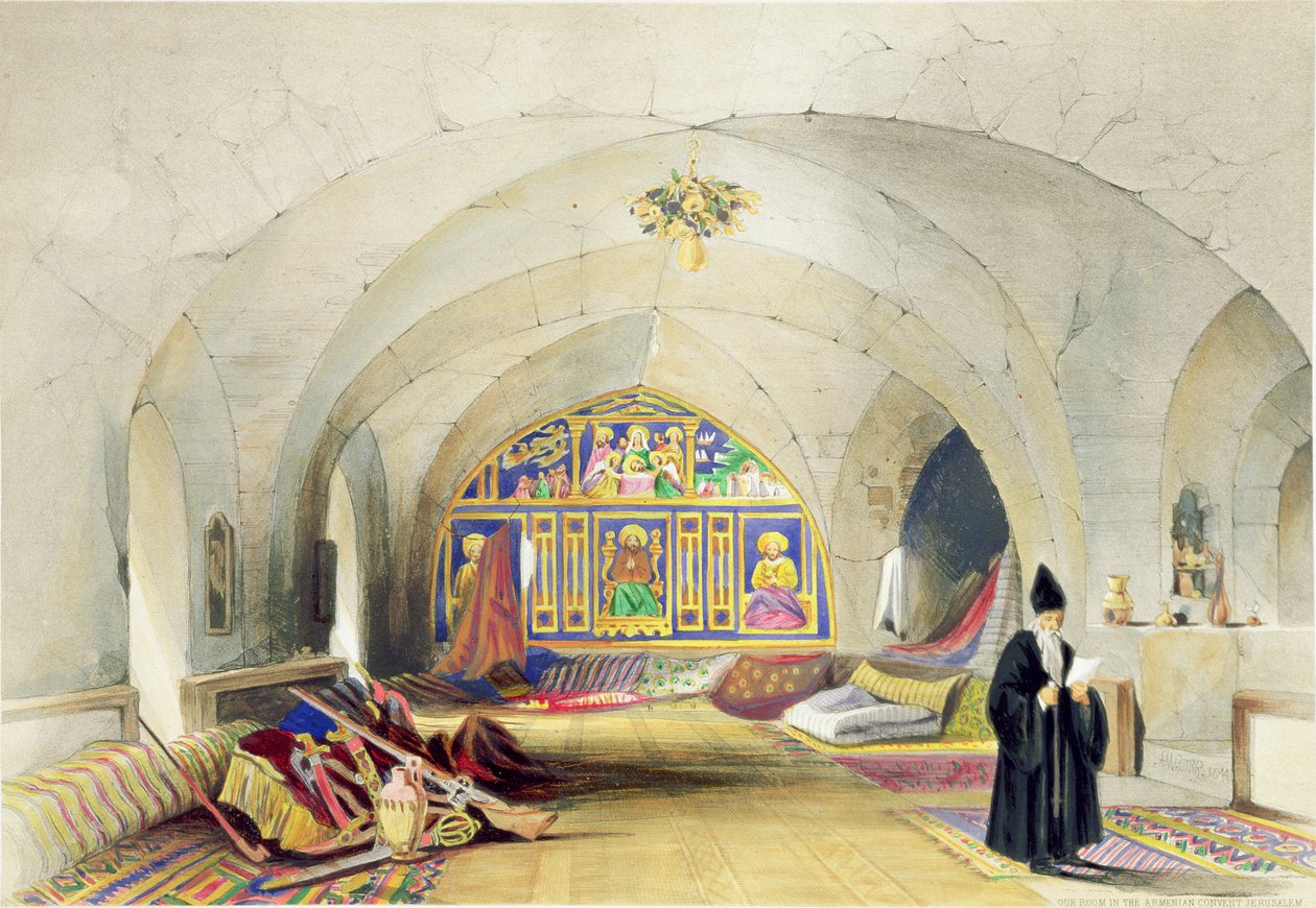 Room in an Armenian Convent, in Jerusalem by A. Margaretta Burr