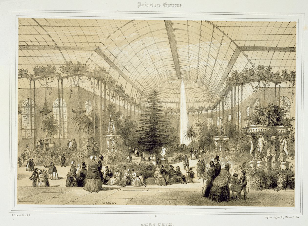 The Winter Garden, published by Auguste Bry by A Provost