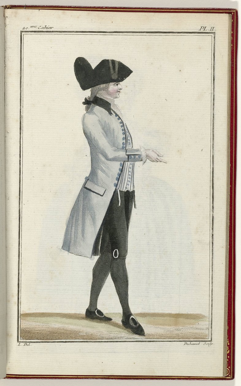 Cabinet des Modes ou les Modes Nouvelles, 1 September 1786, pl. II by A.B. Duhamel