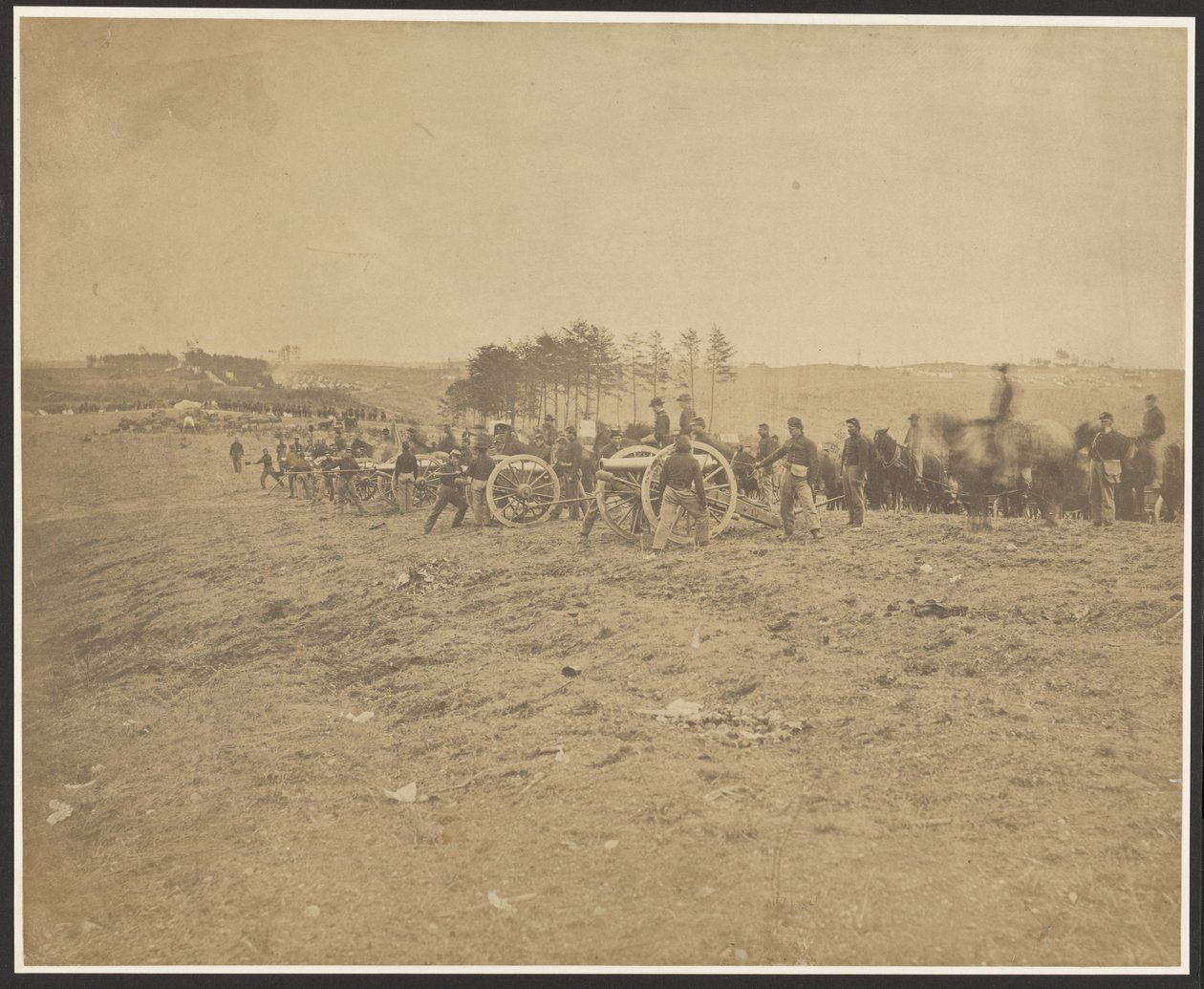 First Connecticut Battery, Near Fredericksburg by A.J. Russell