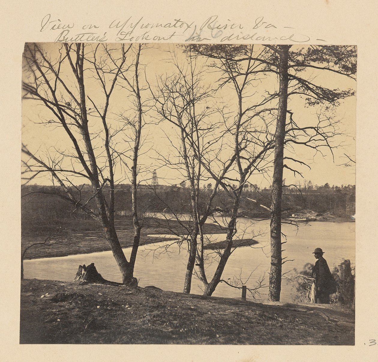 View on Appomattox River, Virginia. Butler