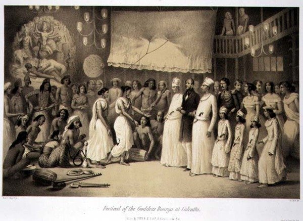 Festival of the Goddess Dourga at Calcutta, from 