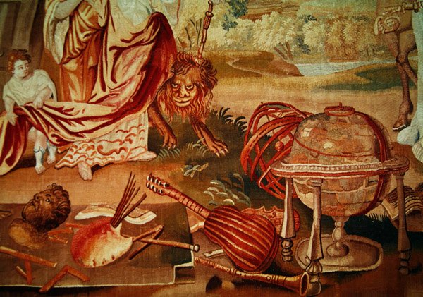 Europe, from a tapestry of the four corners of the world (detail) by A. Baertams