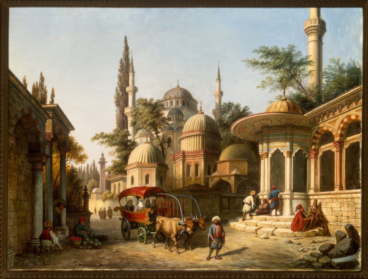 View of a Mosque in Istanbul by A. Finke