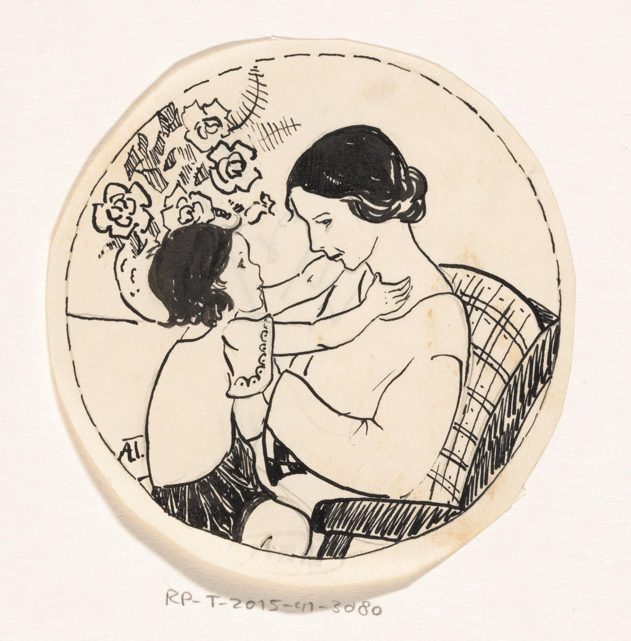 Girl on Mother