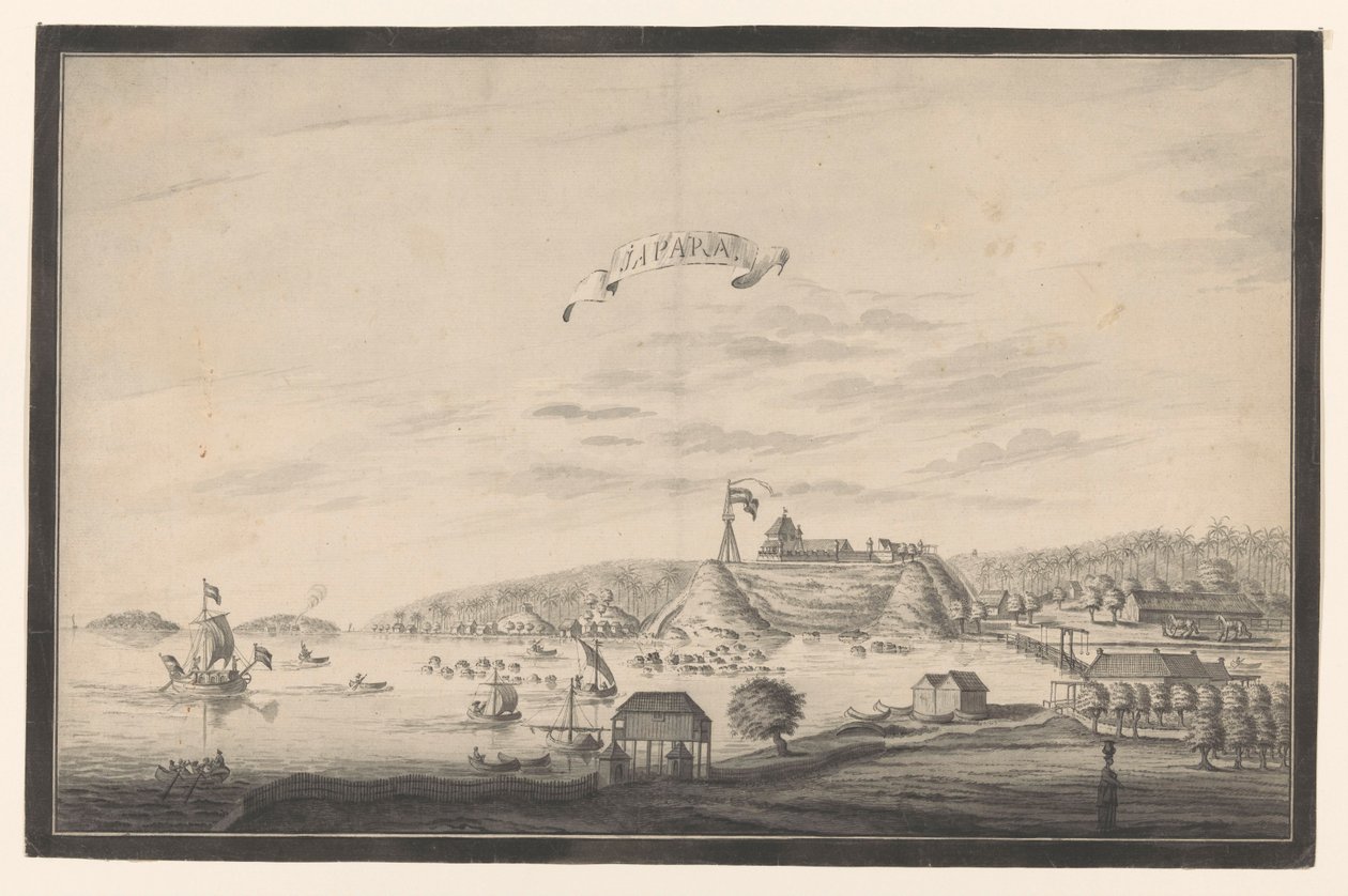 View of Jepara by A. de Nelly (possibly)