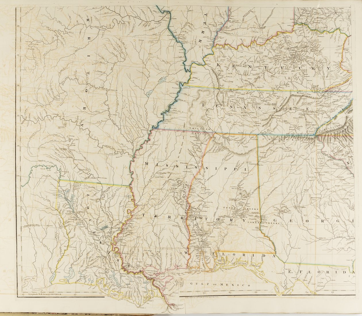 A Map of the United States of North America by Aaron Arrowsmith