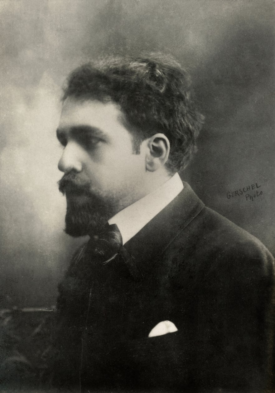 Portrait of the French composer Reynaldo Hahn by Aaron Gerschel