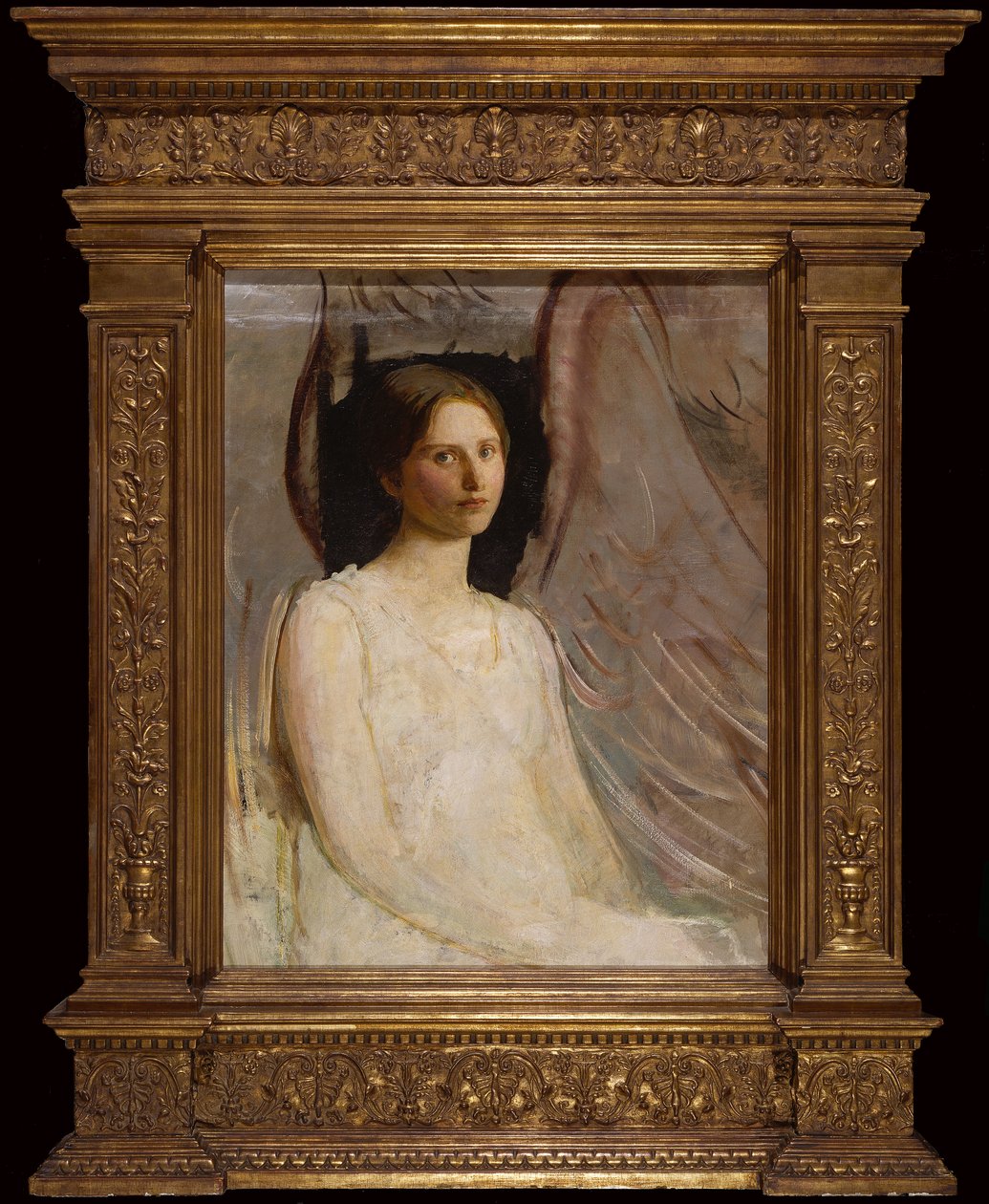 Study for Seated Angel by Abbott Handerson Thayer