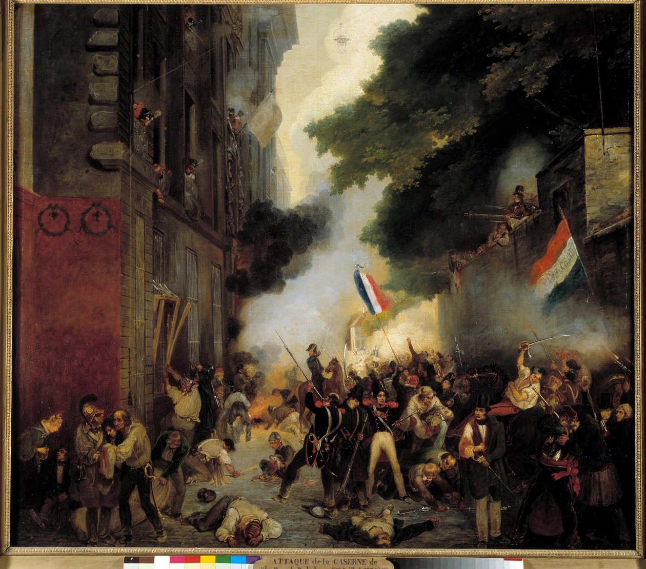 Episode of the Revolution of 1830, July Day: Attack of the Barracks on Babylon Street on July 29 by Abel Lordon