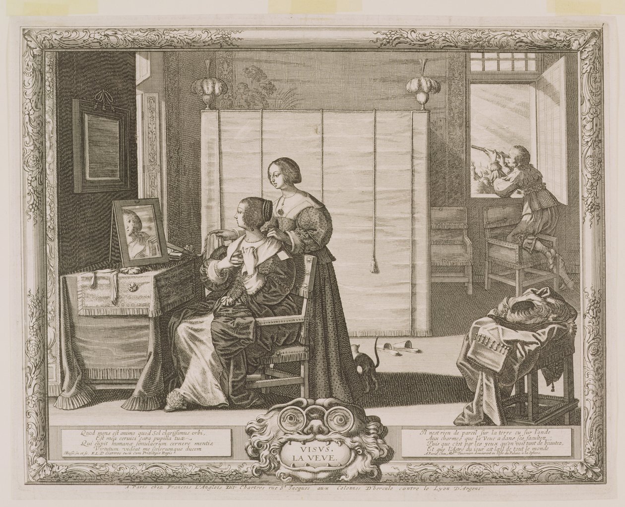 Sight, engraved by the artist by Abraham Bosse