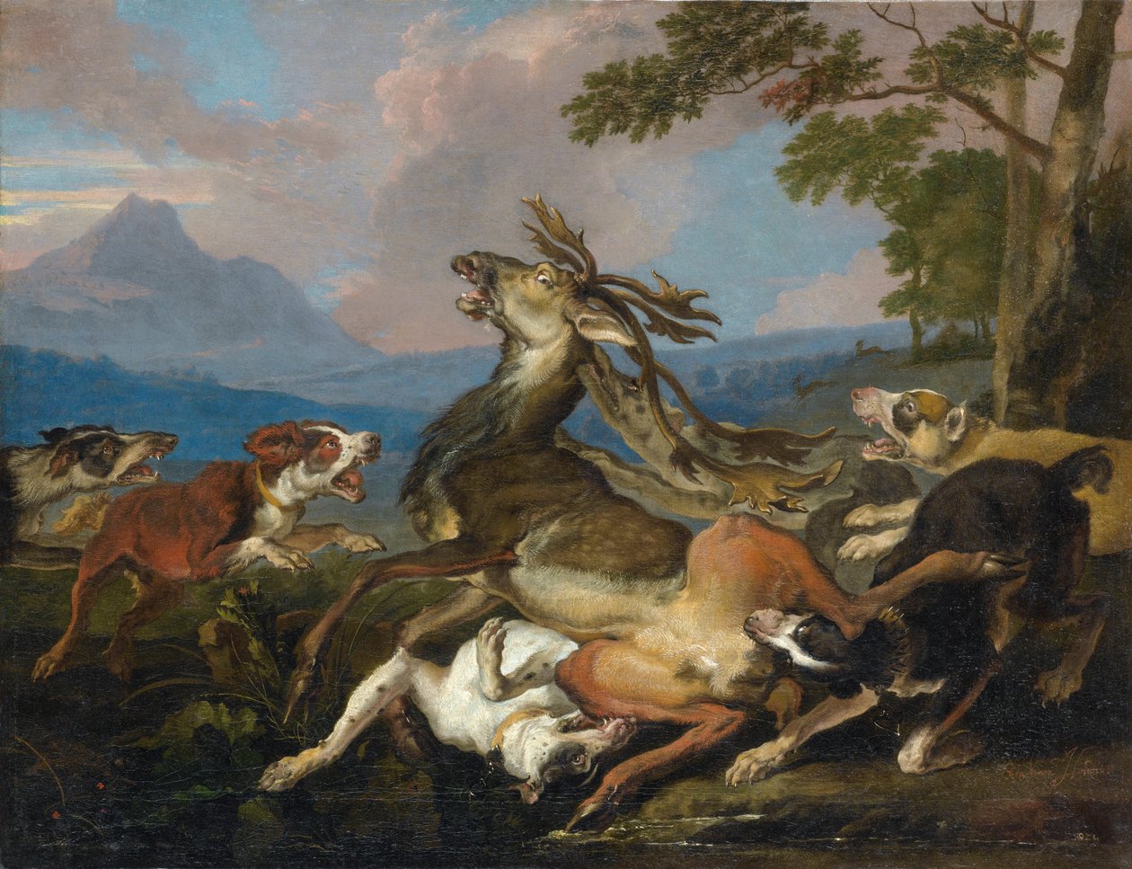 The Stag Hunt by Abraham Danielsz. Hondius