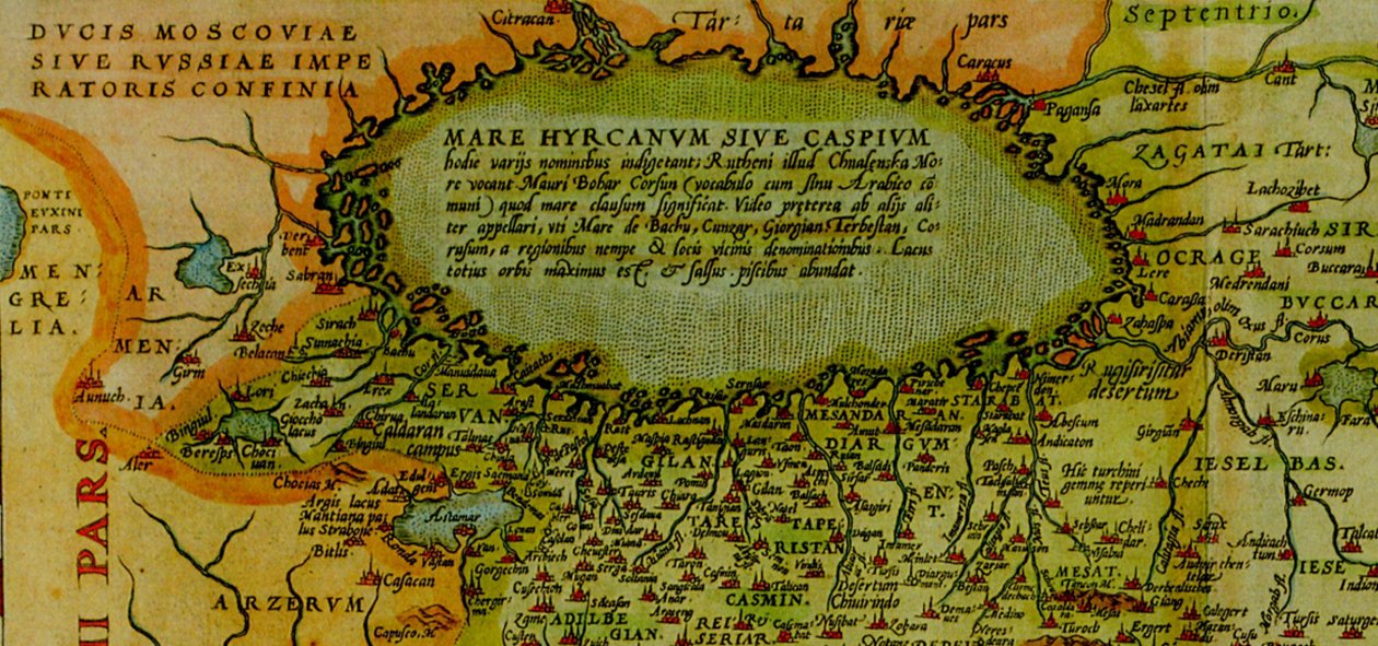The Ortelius Map of Persia, Antwerp, 1570 by Abraham Ortelius