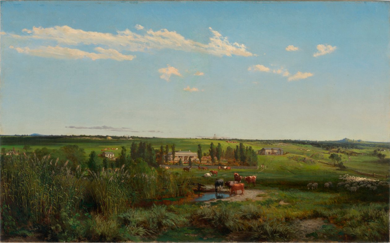 Mount Fyans Homestead (Painting by Louis Buvelot, 1869) by Abraham Louis Buvelot