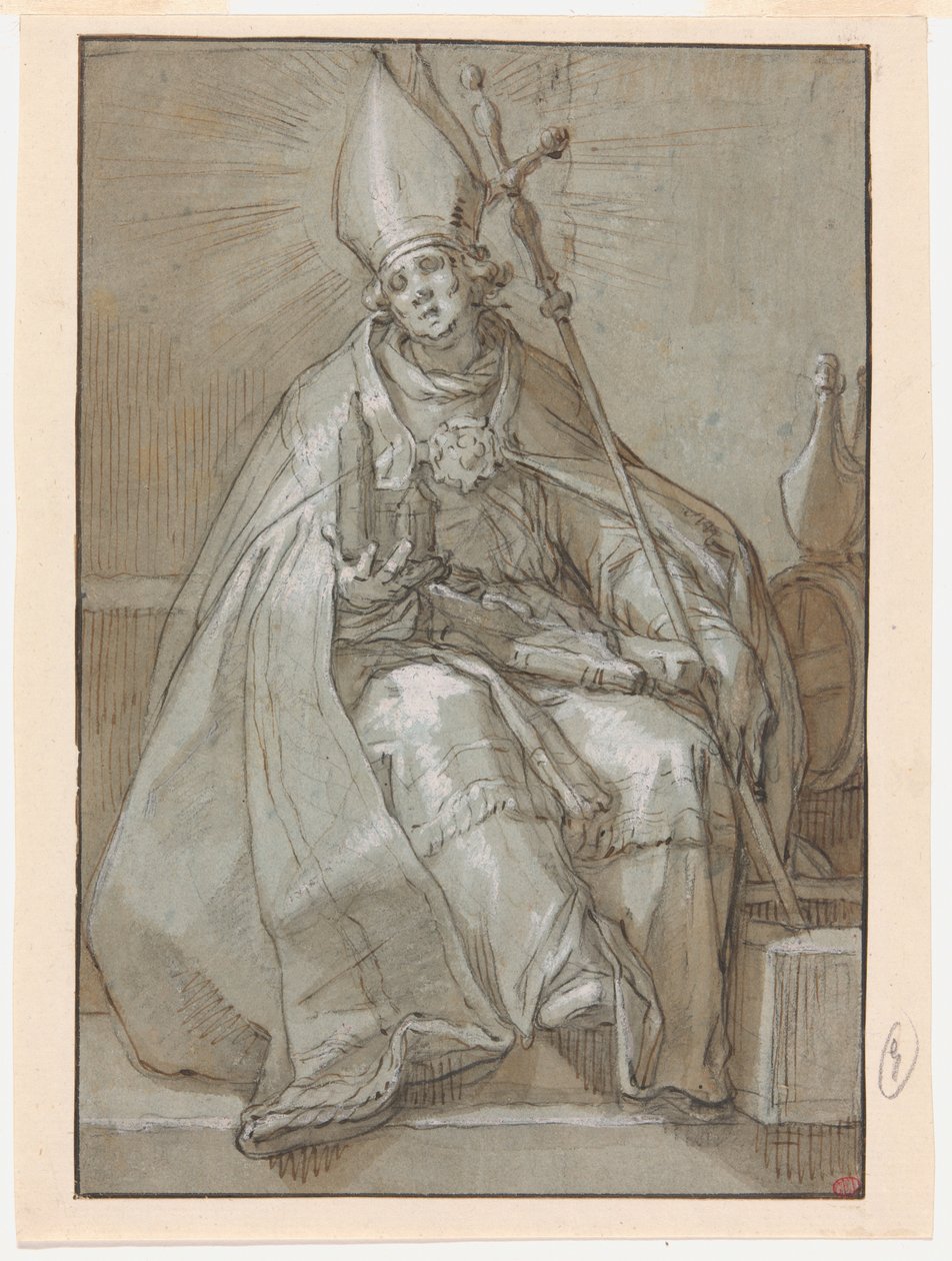 Saint Willibrord by Abraham Bloemaert