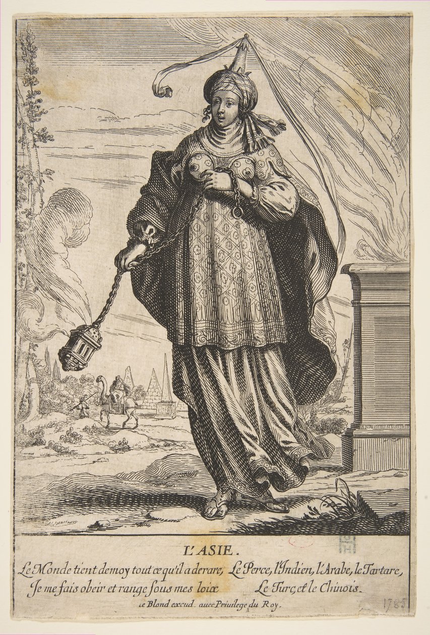 Asia, mid to late 17th century by Abraham Bosse