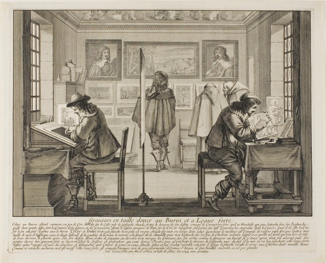 The Engraver and the Etcher by Abraham Bosse