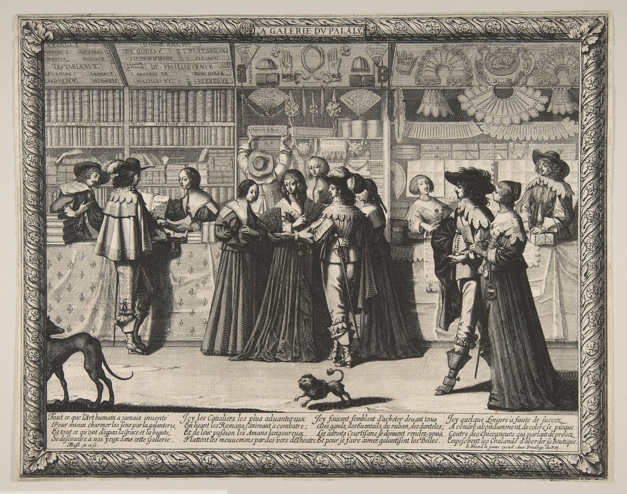 The Gallery of the Palace of Justice, ca. 1638 by Abraham Bosse