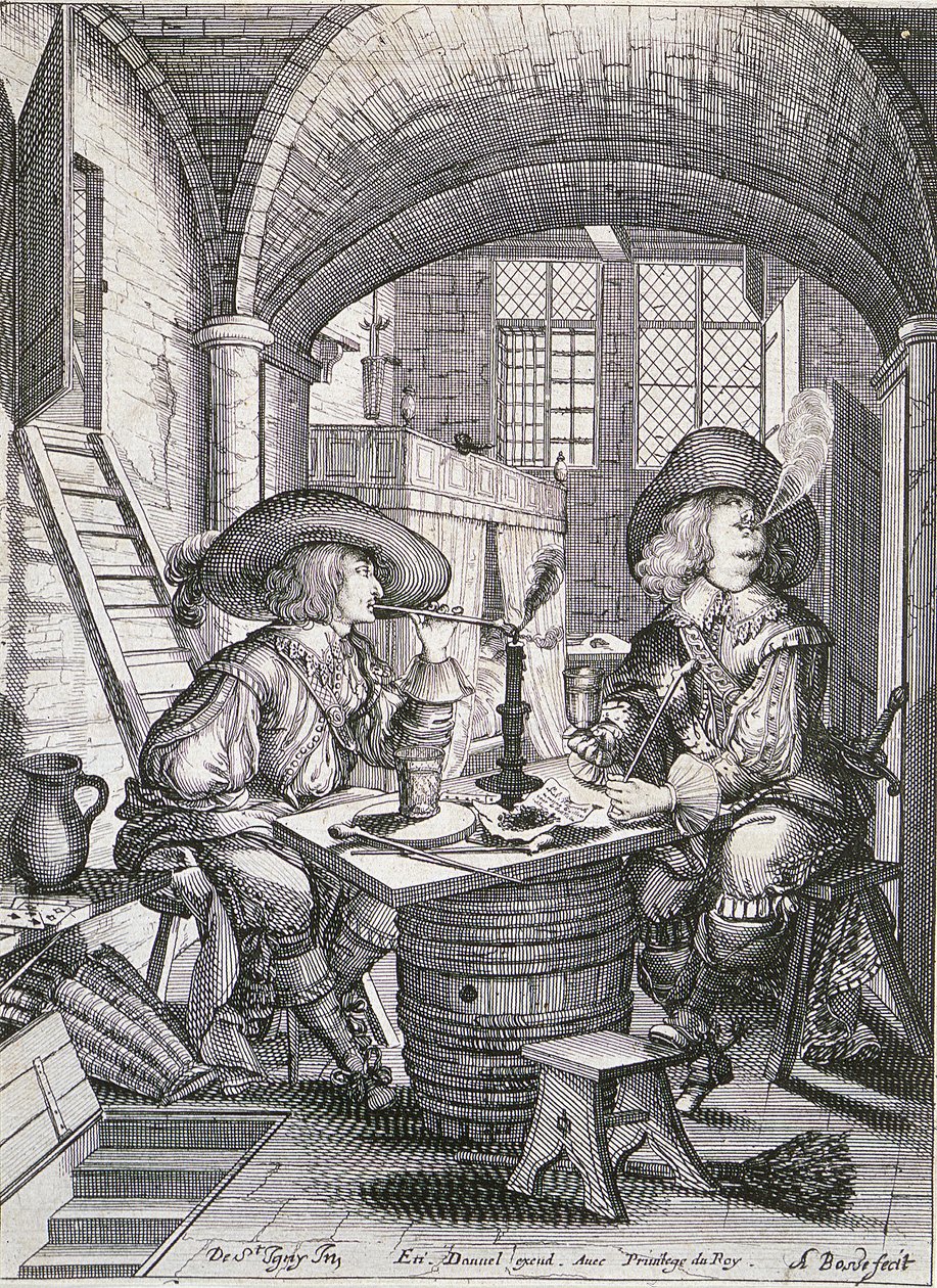 The Smokers by Abraham Bosse