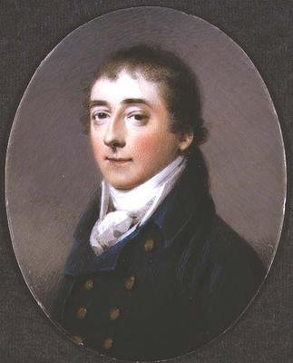 Miniature of an Unknown Man by Abraham Daniel