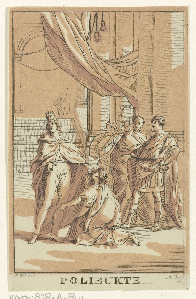Polyeuctus (title on object) by Abraham Delfos