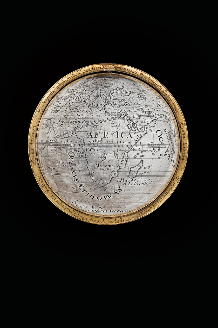 Two Exceptional Terrestrial and Celestial Globes, Supported by Hercules and Atlas, Augsburg, 1697-99 by Abraham Drentwett