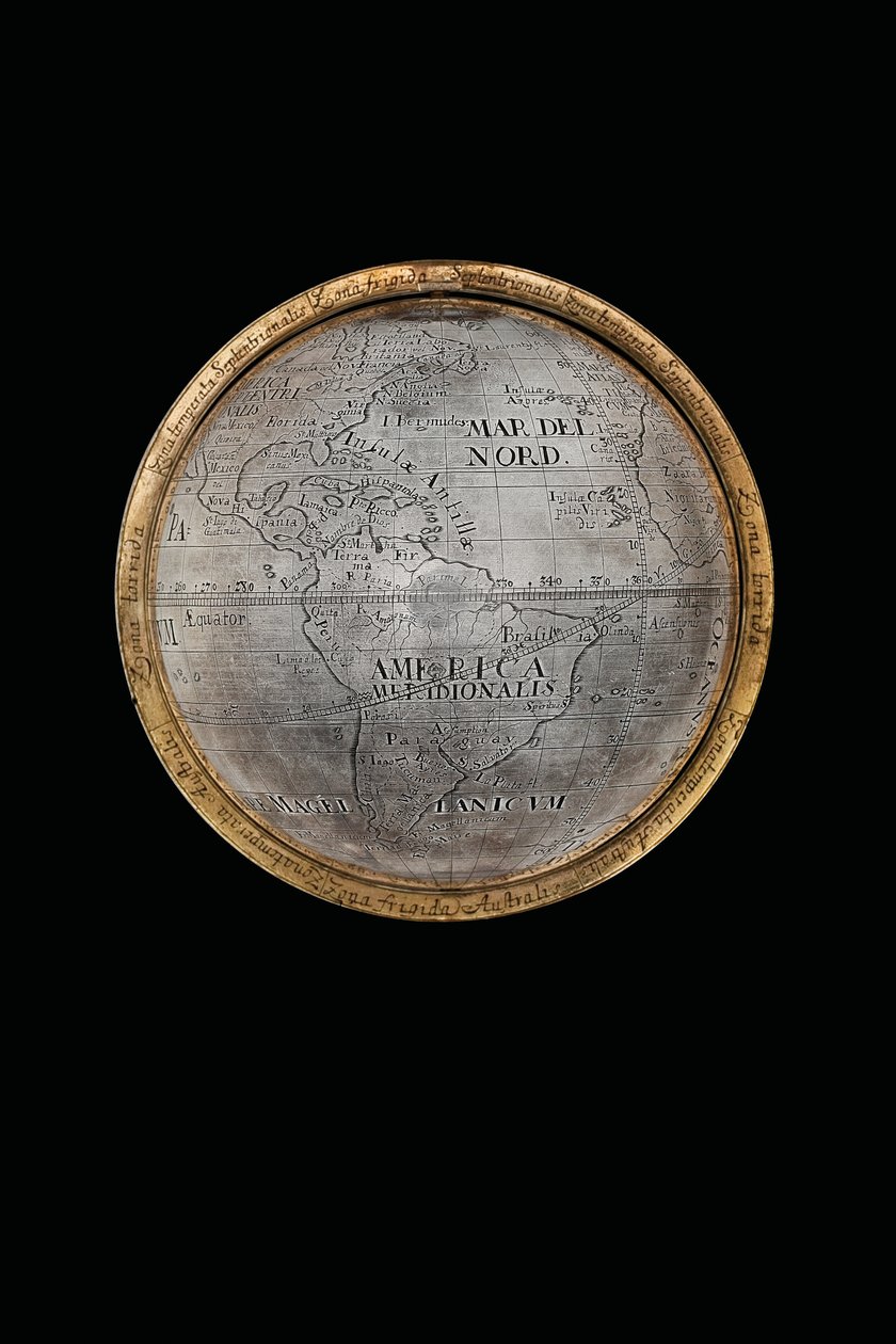 Two Exceptional Terrestrial and Celestial Globes, Supported by Hercules and Atlas, Augsburg, 1697-99 by Abraham Drentwett