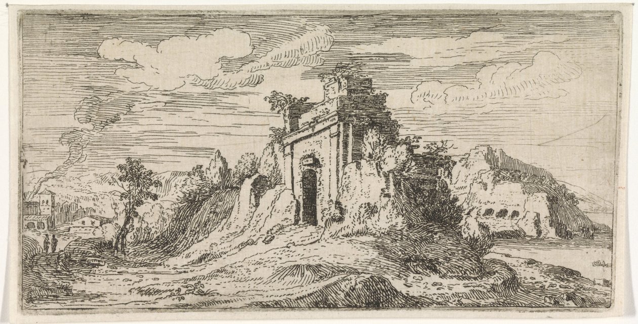 Landscape with the Ruins of a Gate by Abraham Genoels