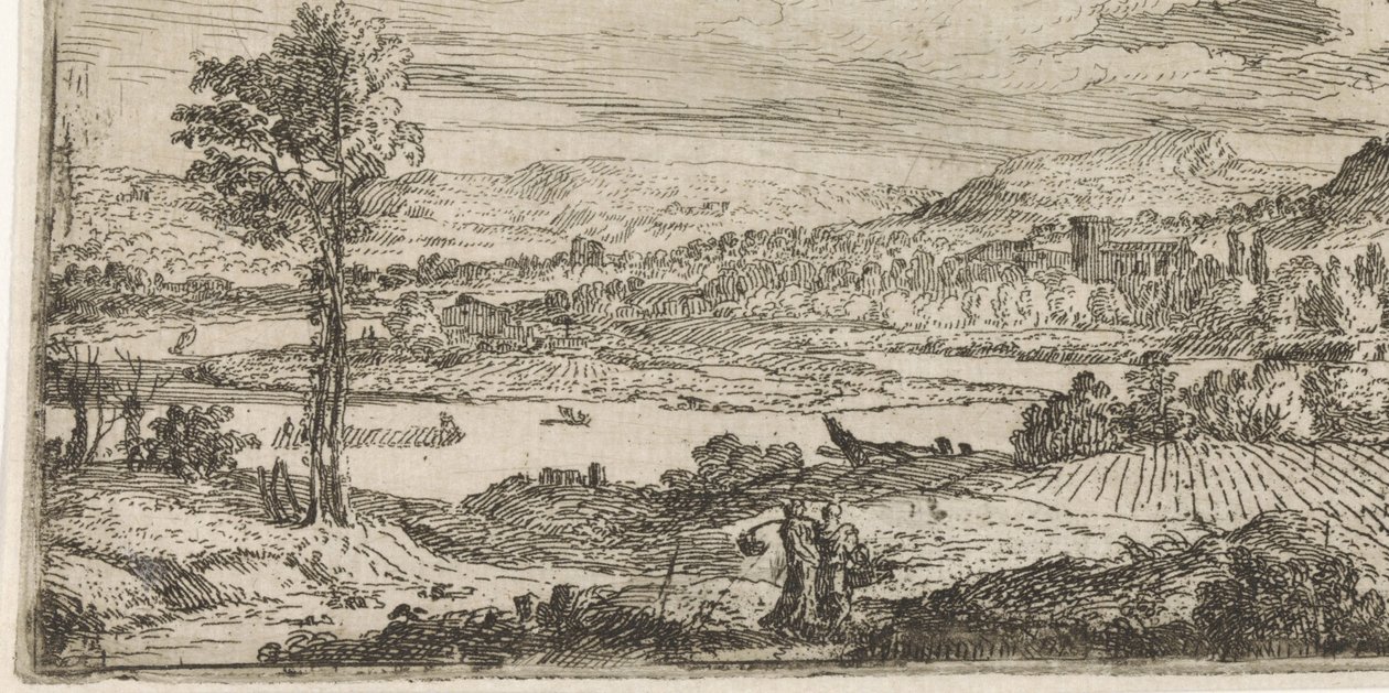 Landscape with River by Abraham Genoels