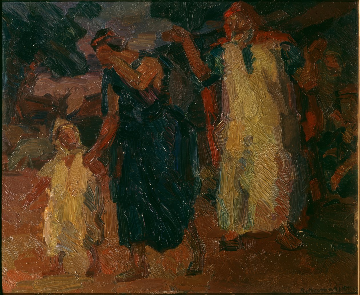 The Expulsion of Hagar by Abraham Hermanjat